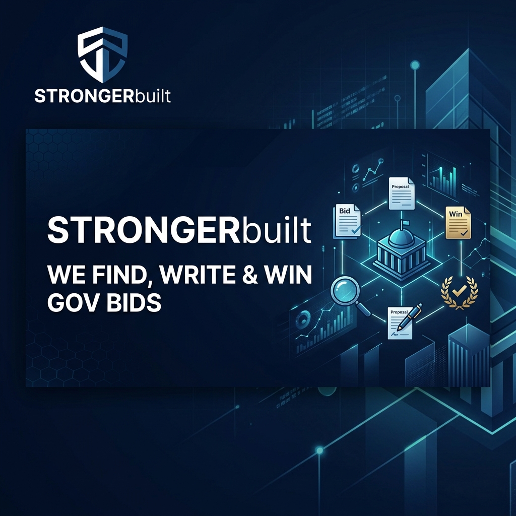 Govbids STRONGERbuilt — We Find, Write & Win Gov Bids. You Pay When You Win.